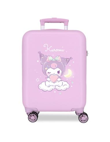 JOUMMA BAGS Maleta trolley ABS Sweet Dreams Kuromi Hello Kitty 50cm