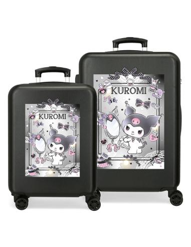 JOUMMA BAGS Set 2 maletas trolley ABS Dream Closer Kuromi Hello Kitty 55-65cm