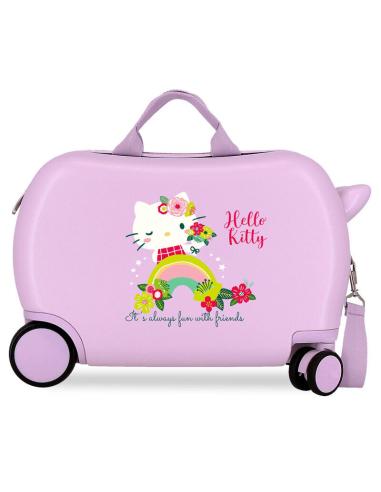 JOUMMA BAGS Maleta trolley ABS Always Fun With Friends Hello Kitty 45cm