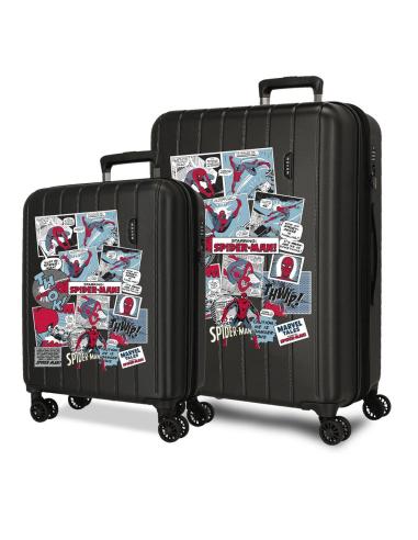 JOUMMA BAGS Set 2 maletas trolley ABS Comic Spiderman Marvel 55/65cm
