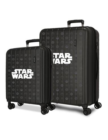 JOUMMA BAGS Set 2 maletas trolley ABS Black Star Wars 55/65cm