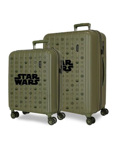JOUMMA BAGS Set 2 maletas trolley ABS Green Star Wars 55/65cm