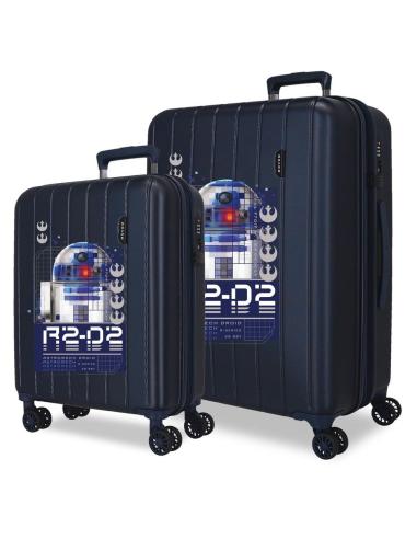 JOUMMA BAGS Set 2 maletas trolley ABS Star R2D2 Star Wars 55/65cm