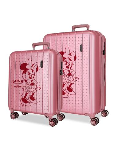 JOUMMA BAGS Set 2 maletas trolley ABS Love Minnie Disney 55/65cm