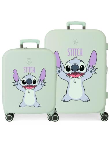 JOUMMA BAGS Set 2 maletas trolley ABS Playful Stitch Disney 55-70cm
