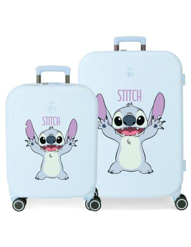 JOUMMA BAGS Set 2 maletas trolley ABS Playful Stitch Disney 55-70cm