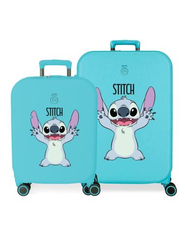 JOUMMA BAGS Set 2 maletas trolley ABS Playful Stitch Disney 55-70cm