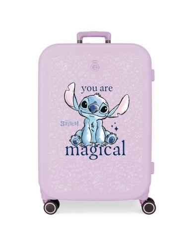 JOUMMA BAGS Maleta trolley ABS You Are Magical Stitch Disney 70cm