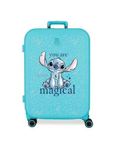 JOUMMA BAGS Maleta trolley ABS You Are Magical Stitch Disney 70cm