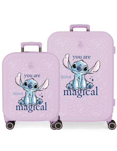 JOUMMA BAGS Set 2 maletas trolley ABS You Are Magical Stitch Disney 55-70cm