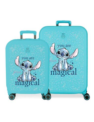 JOUMMA BAGS Set 2 maletas trolley ABS You Are Magical Stitch Disney 55-70cm