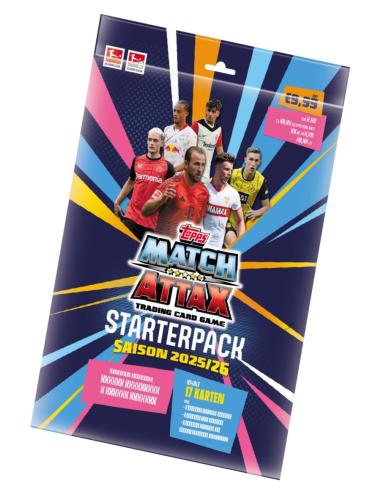Topps/Merlin Bundesliga Match Attax Cartas Coleccionables 2025/26 Starter Pack *Edición Alemán*